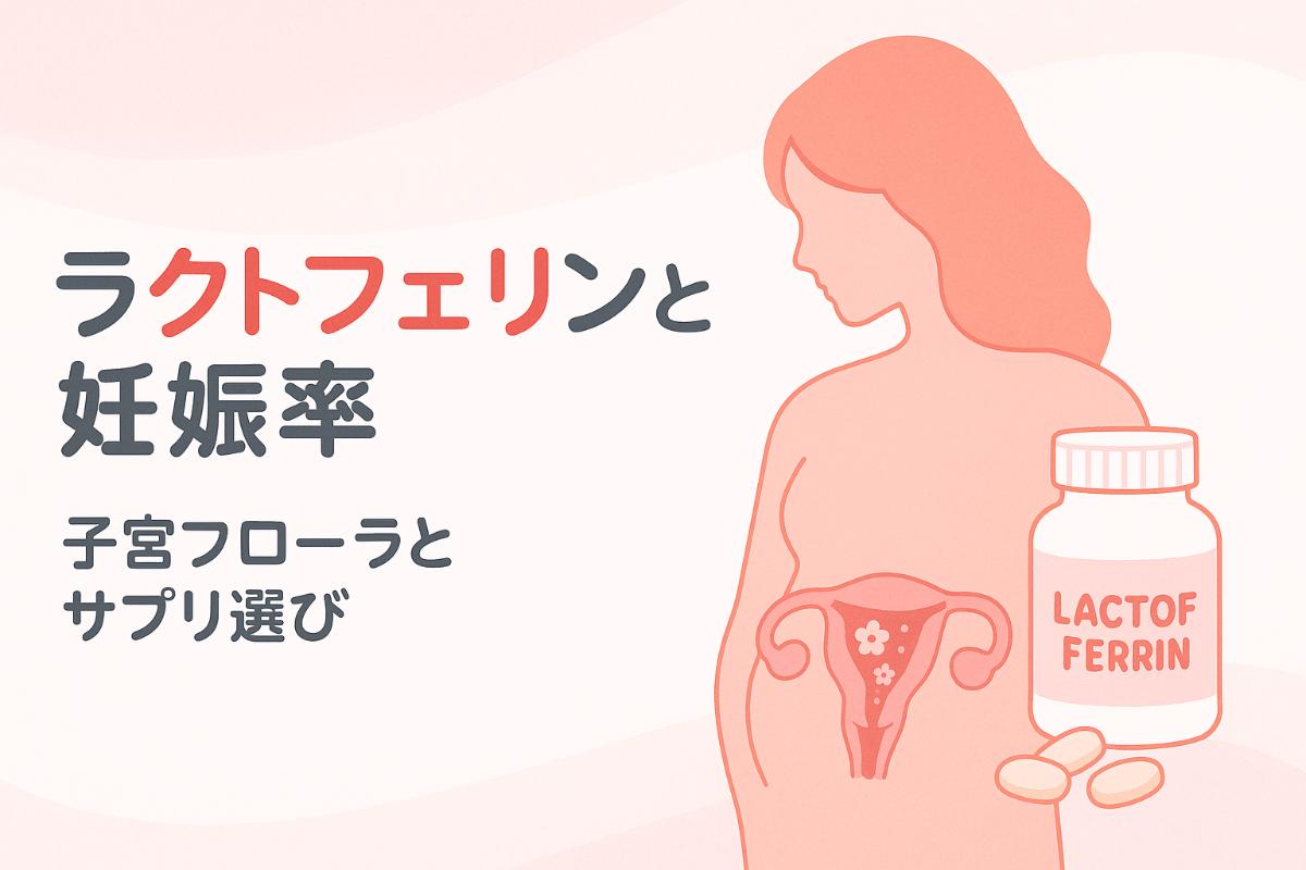 不妊治療でラクトフェリンが子宮フローラを整え妊娠率を高める効果と